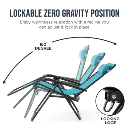Folding Zero Gravity Patio Lounge Chair