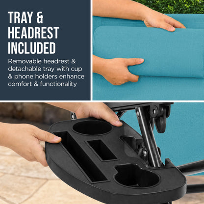 Folding Zero Gravity Patio Lounge Chair