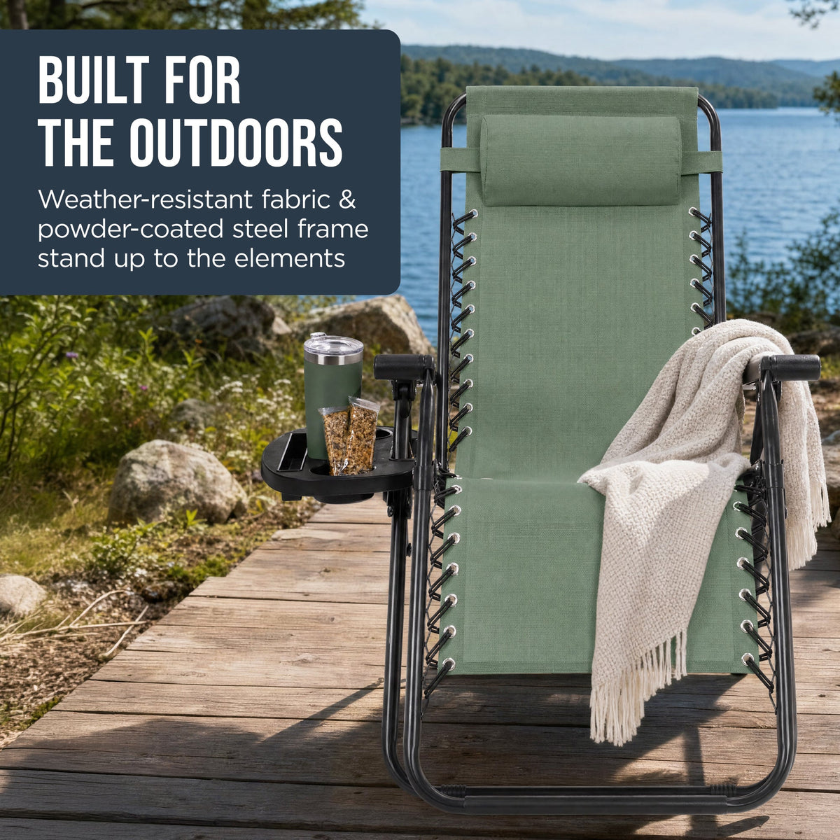 Folding Zero Gravity Patio Lounge Chair