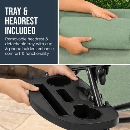 Folding Zero Gravity Patio Lounge Chair
