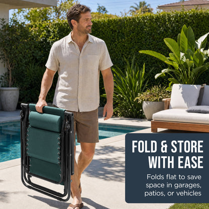 Folding Zero Gravity Patio Lounge Chair