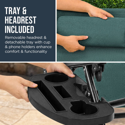 Folding Zero Gravity Patio Lounge Chair