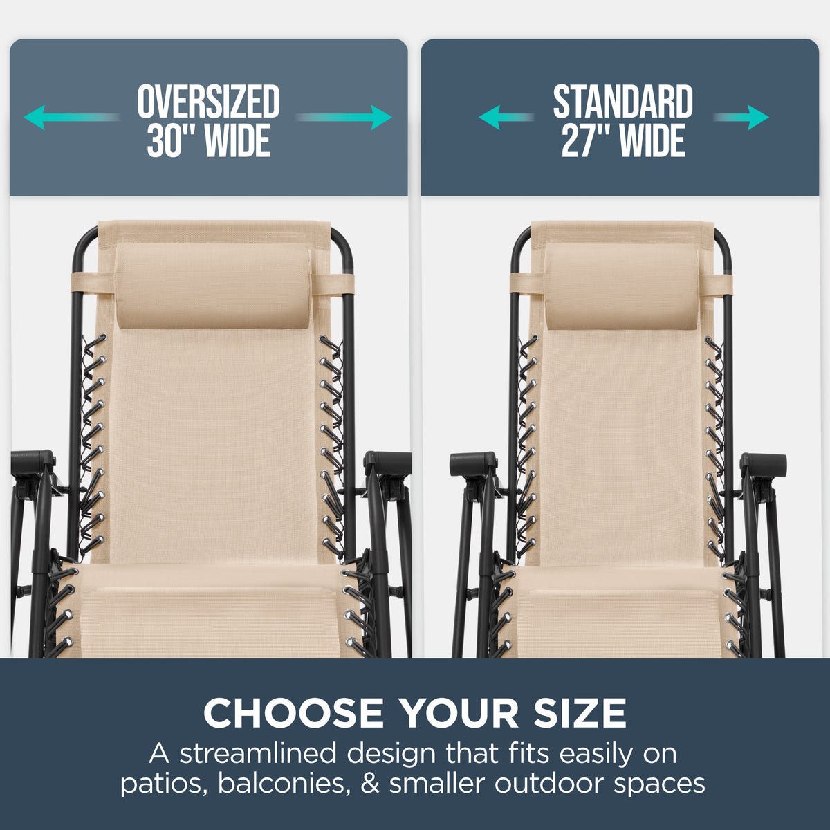 Folding Zero Gravity Patio Lounge Chair