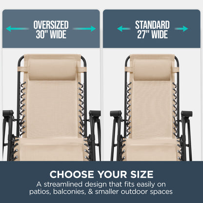 Folding Zero Gravity Patio Lounge Chair