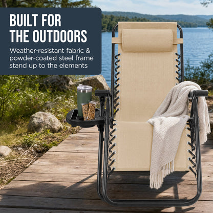 Folding Zero Gravity Patio Lounge Chair