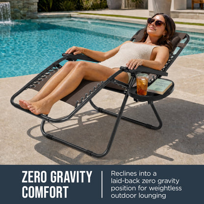 Folding Zero Gravity Patio Lounge Chair