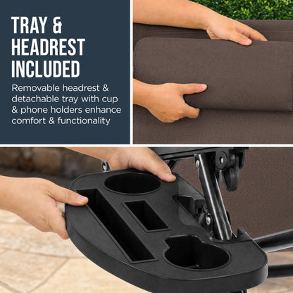 Folding Zero Gravity Patio Lounge Chair