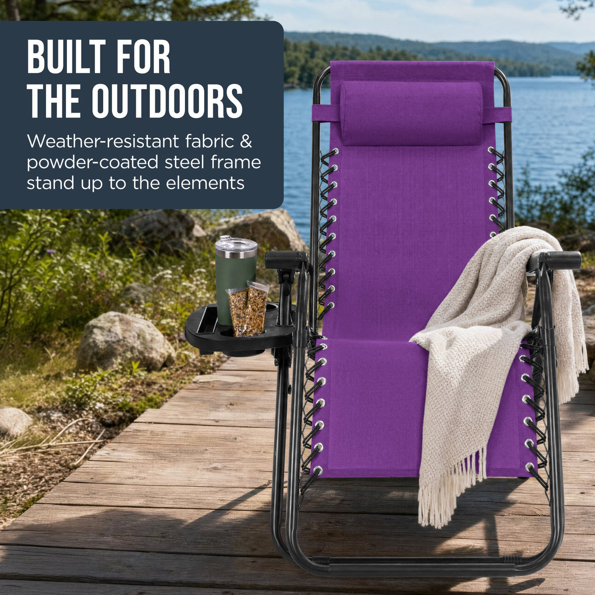 Folding Zero Gravity Patio Lounge Chair