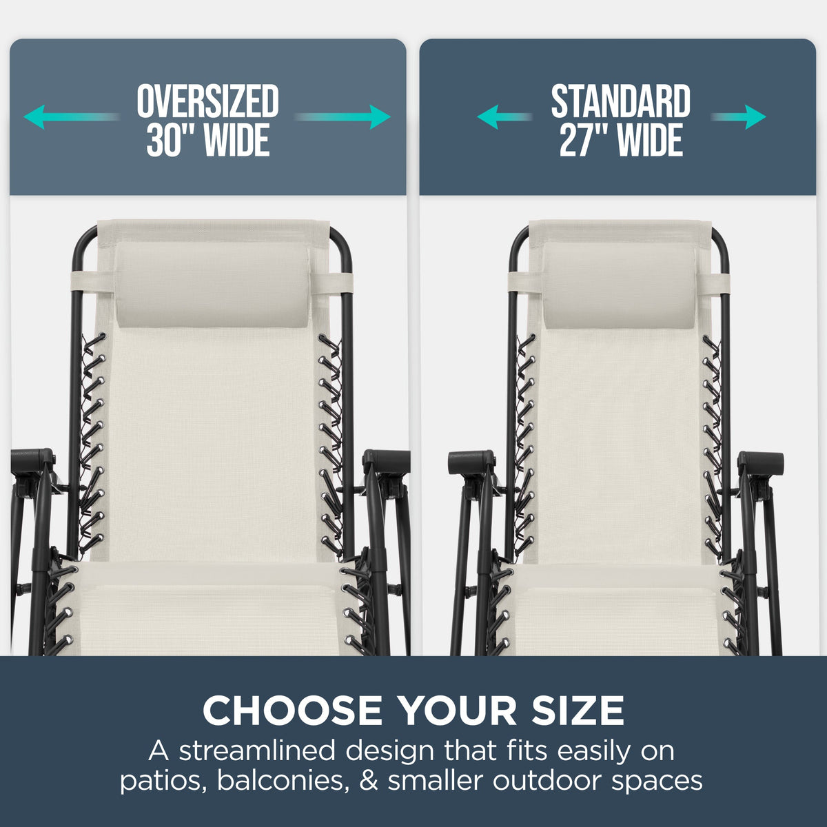 Folding Zero Gravity Patio Lounge Chair