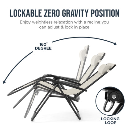 Folding Zero Gravity Patio Lounge Chair