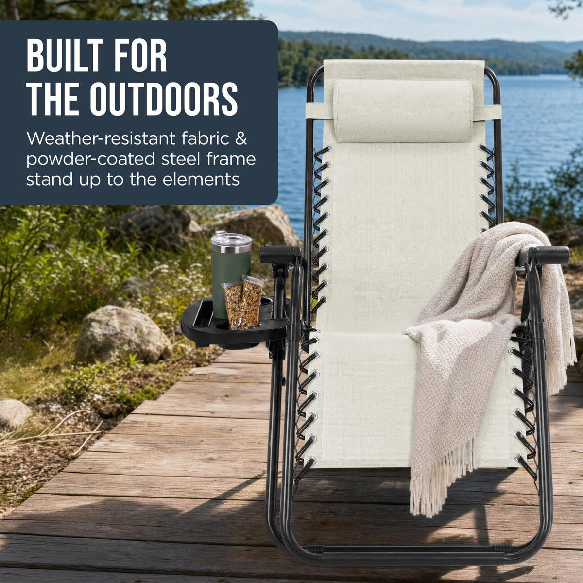Folding Zero Gravity Patio Lounge Chair