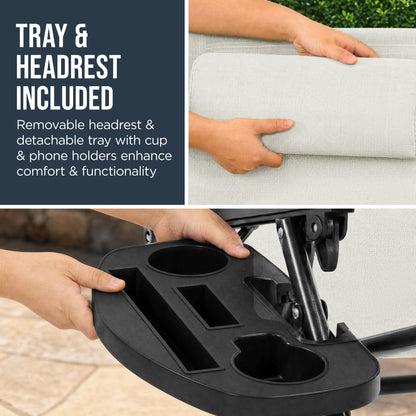 Folding Zero Gravity Patio Lounge Chair