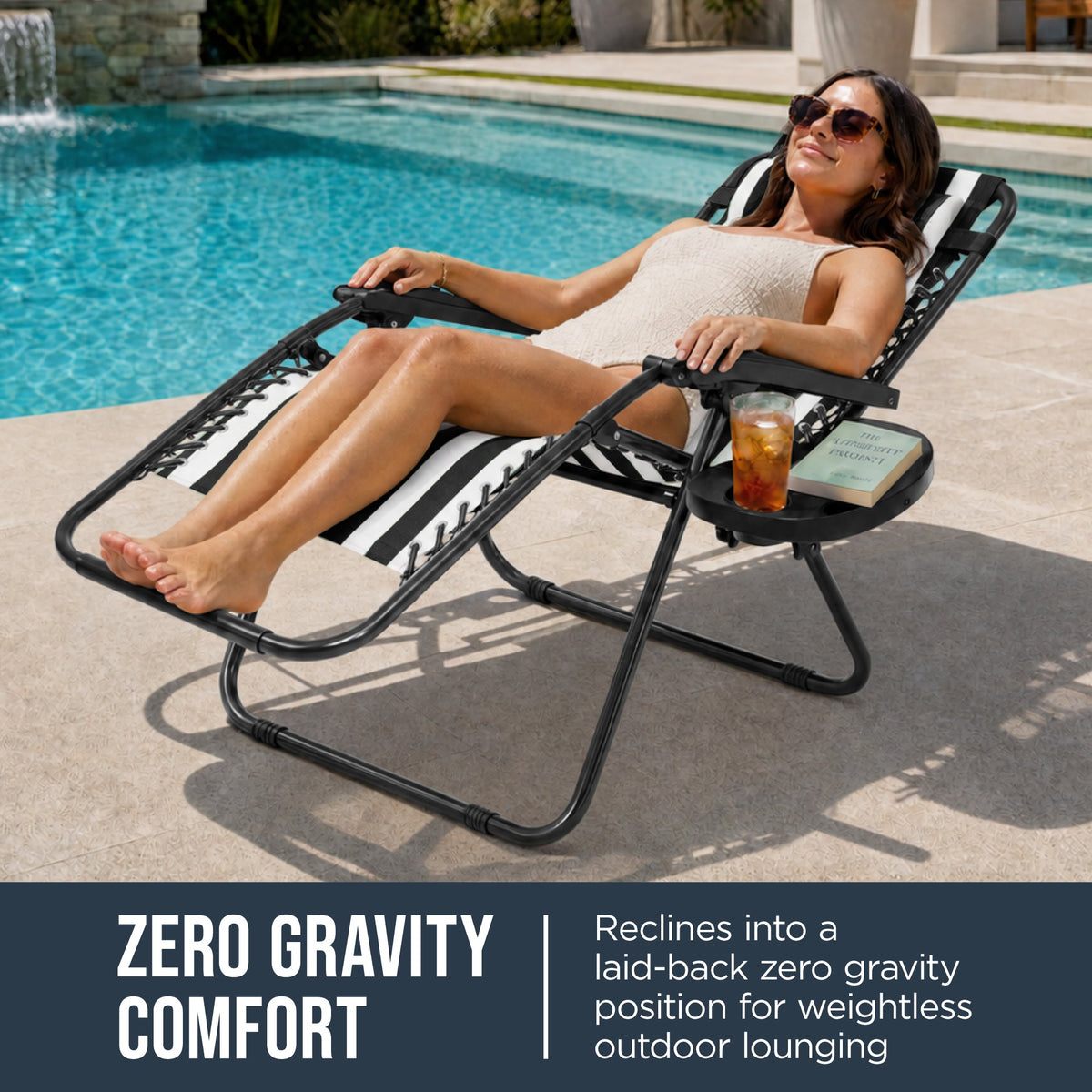 Folding Zero Gravity Patio Lounge Chair
