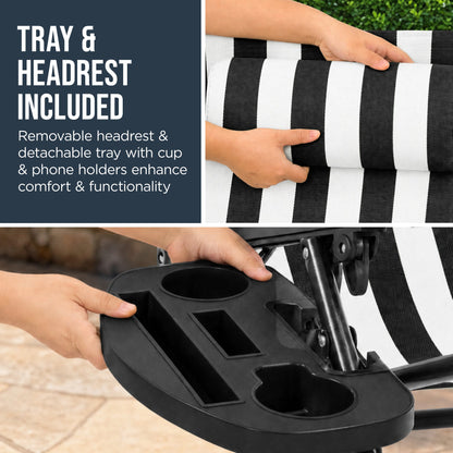 Folding Zero Gravity Patio Lounge Chair