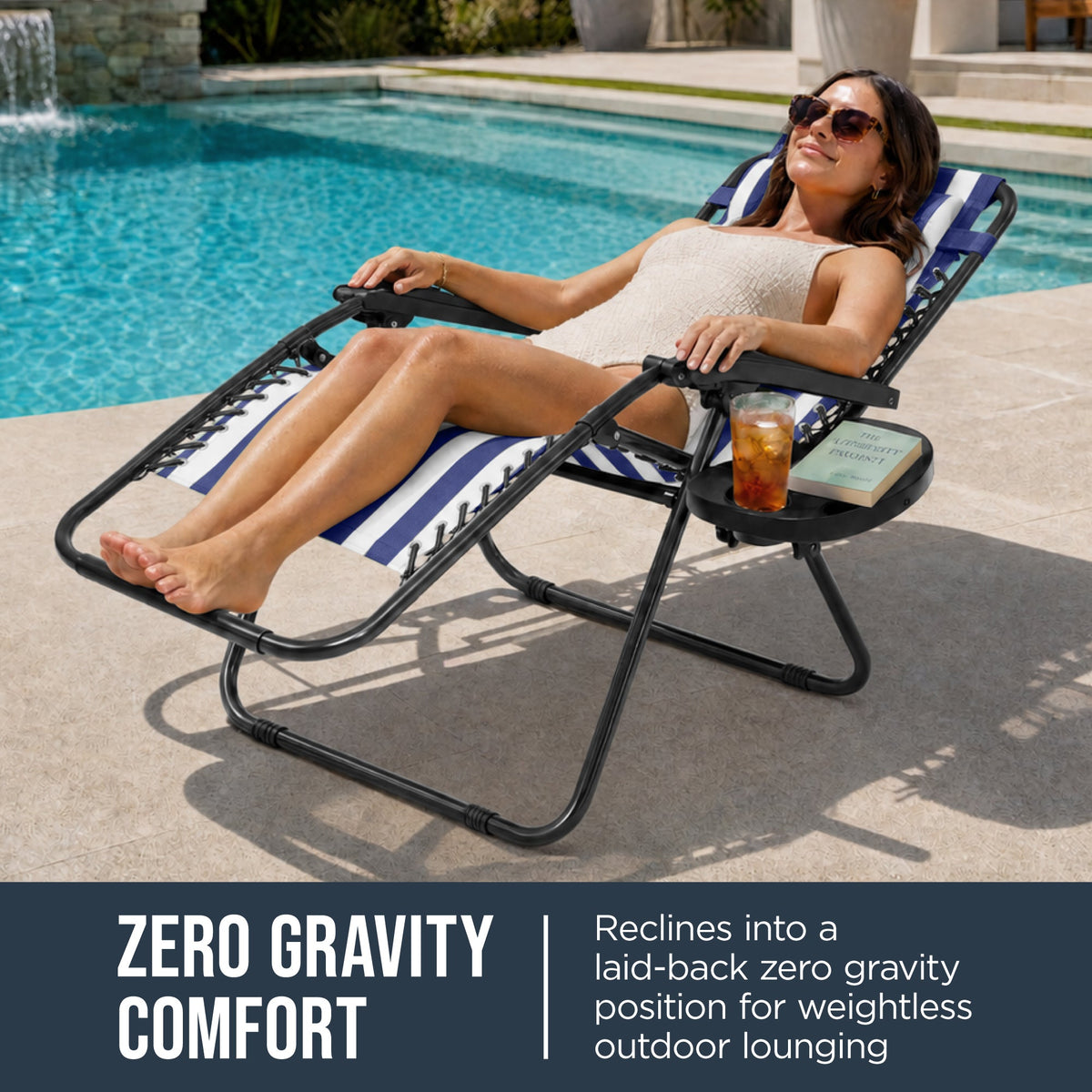 Folding Zero Gravity Patio Lounge Chair
