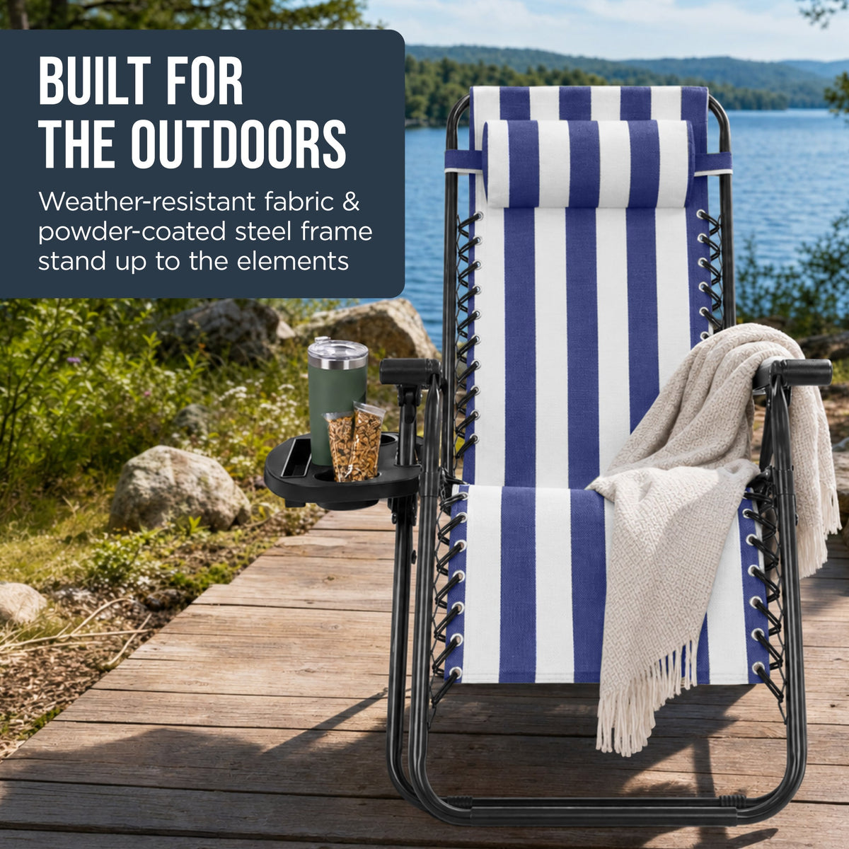 Folding Zero Gravity Patio Lounge Chair
