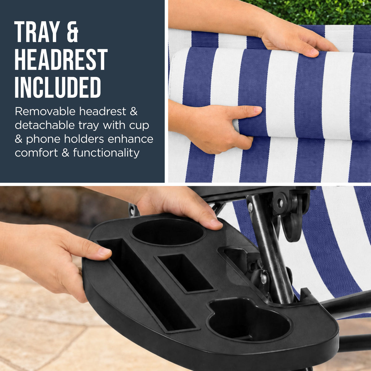 Folding Zero Gravity Patio Lounge Chair