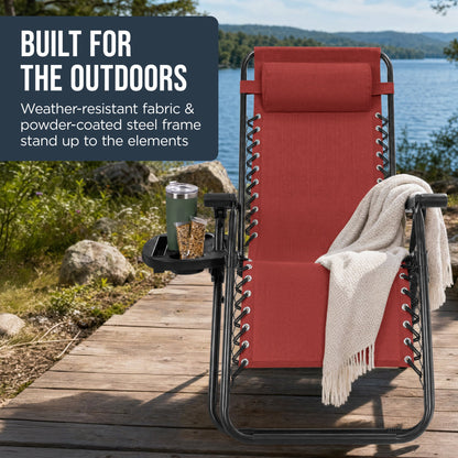 Folding Zero Gravity Patio Lounge Chair