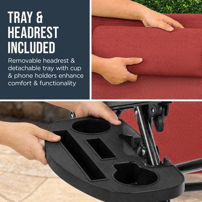 Folding Zero Gravity Patio Lounge Chair