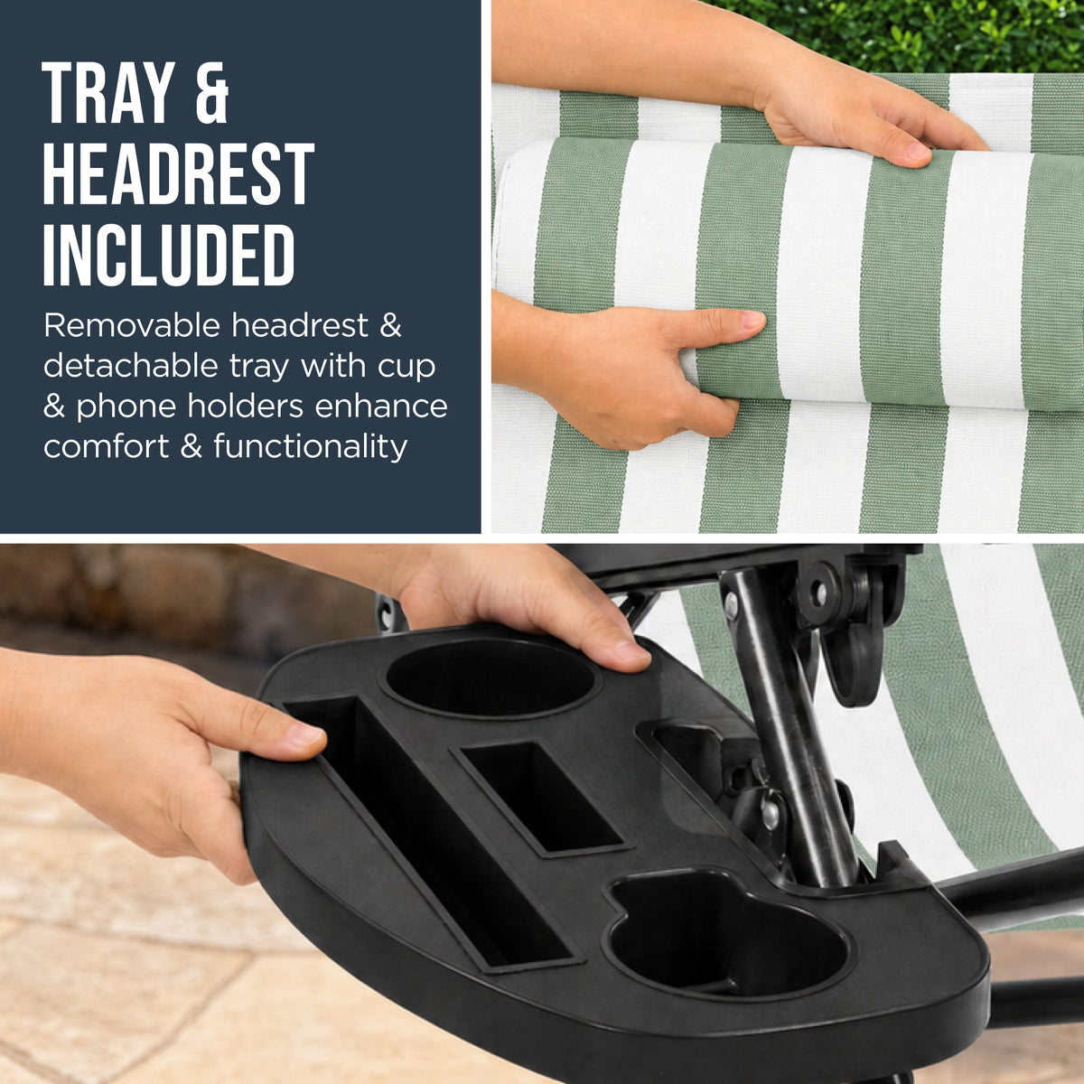 Folding Zero Gravity Patio Lounge Chair