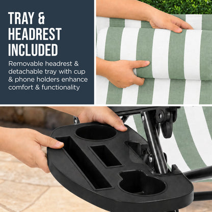 Folding Zero Gravity Patio Lounge Chair