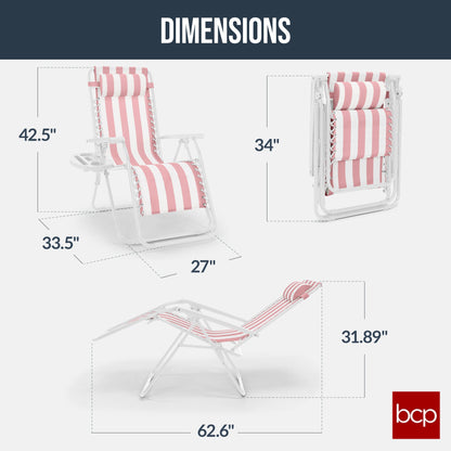Folding Zero Gravity Patio Lounge Chair