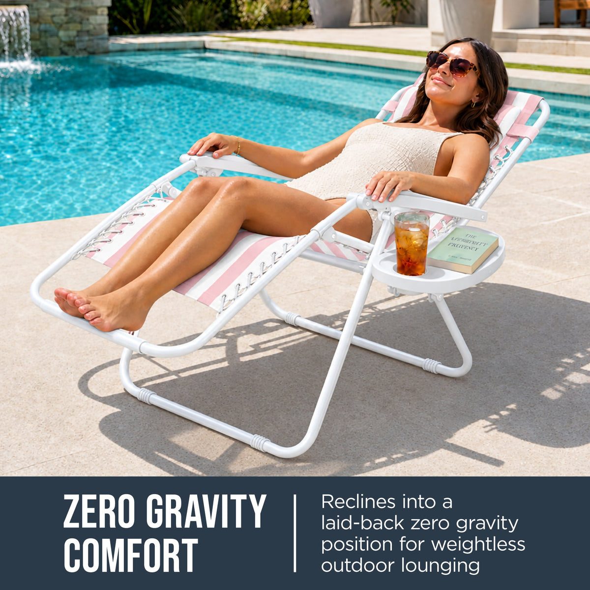 Folding Zero Gravity Patio Lounge Chair