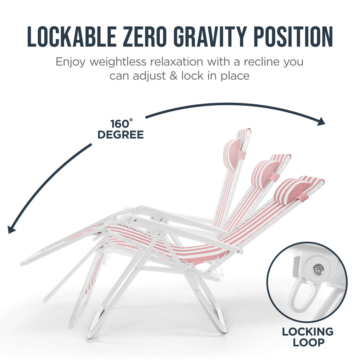 Folding Zero Gravity Patio Lounge Chair