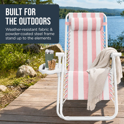 Folding Zero Gravity Patio Lounge Chair