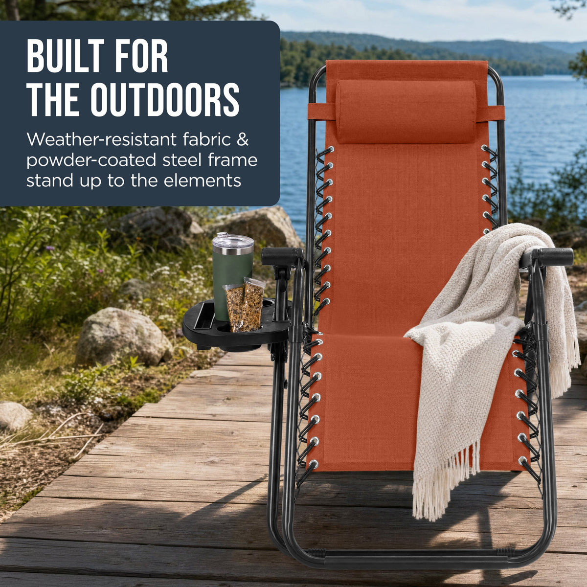 Folding Zero Gravity Patio Lounge Chair