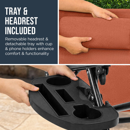 Folding Zero Gravity Patio Lounge Chair