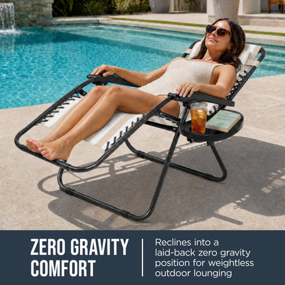 Folding Zero Gravity Patio Lounge Chair