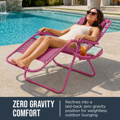 Folding Zero Gravity Patio Lounge Chair