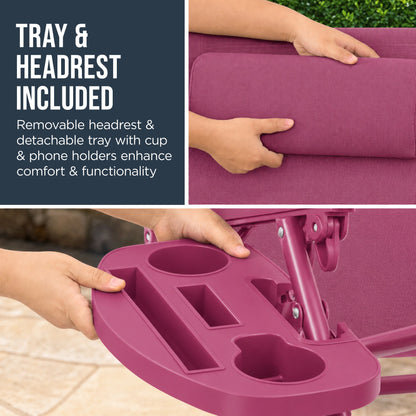 Folding Zero Gravity Patio Lounge Chair