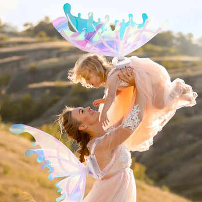 Annie’s Fashion Electric Colorful Kids / Adults LED Fairy Wings Costume