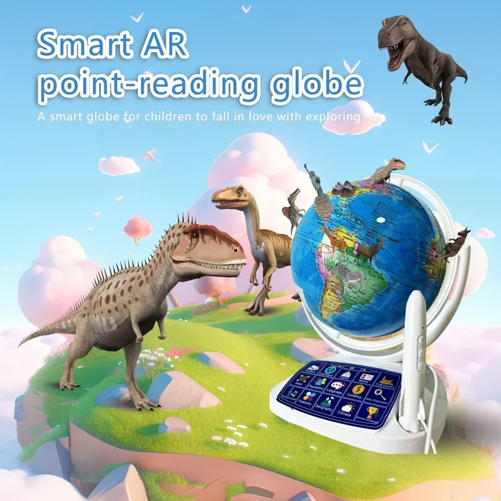Interactive World Globe with AR and Light