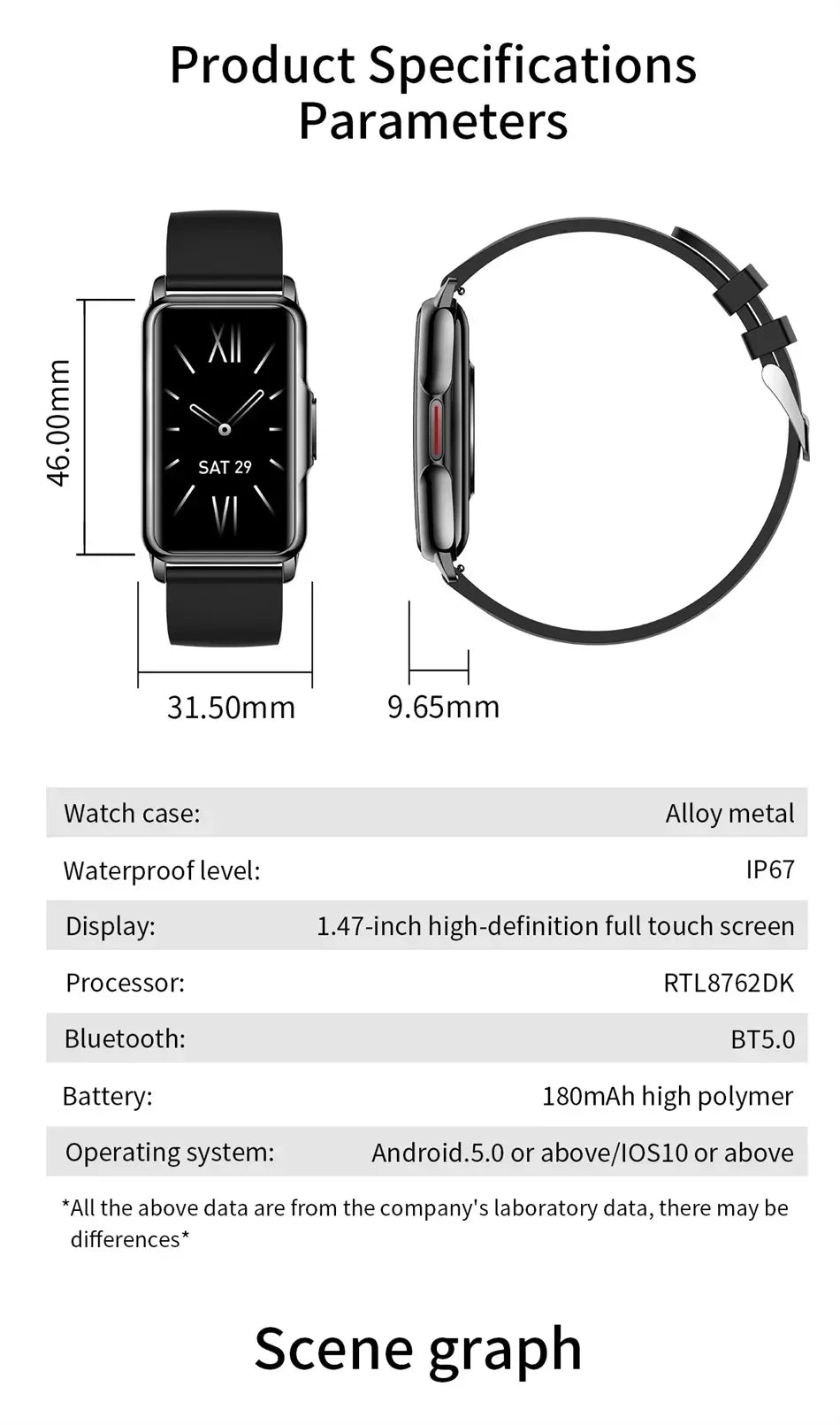 Annie Smartwatch for Men & Women – Full Touch Fitness & Health Tracker - Image 20