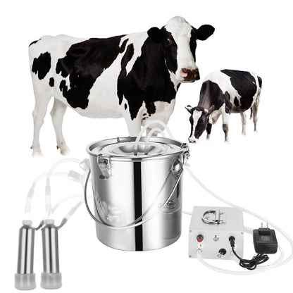 Annie’s Fashion Heavy Duty Cow / Goat Suction Milking Machine Equipment 6L