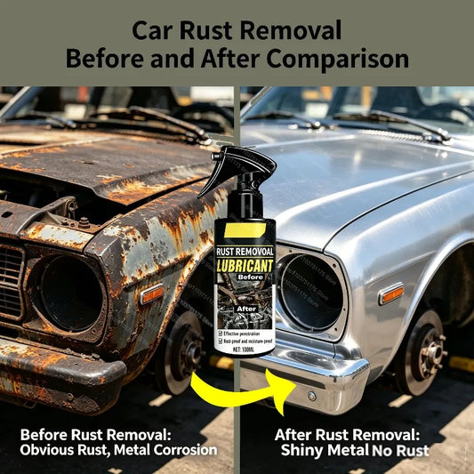 2026 Rust Remover Auto Exhaust Pipe Rust Derusting Spray Quickly Car Wheel Hub Care Clean Metal Iron Prowder Stain Removal Agent