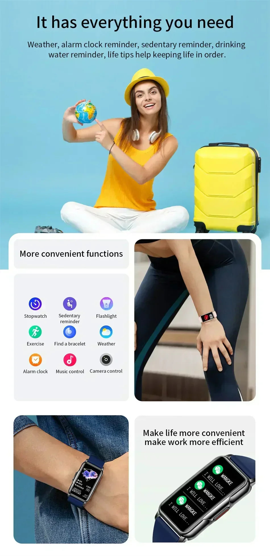 Annie Smartwatch for Men & Women – Full Touch Fitness & Health Tracker - Image 18