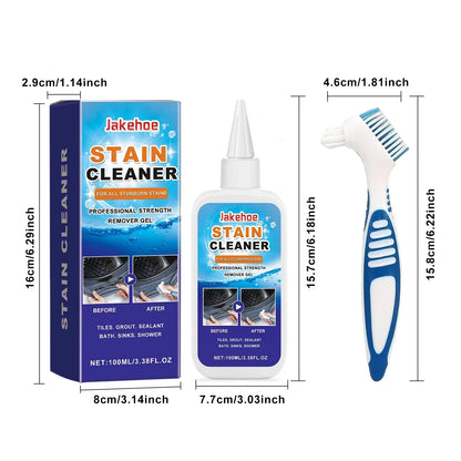 Professional Stain Remover Gel | Deep Cleaning Formula With Brush