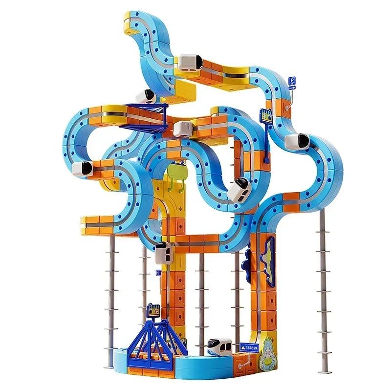 Magnetic Monorail Train Building Set