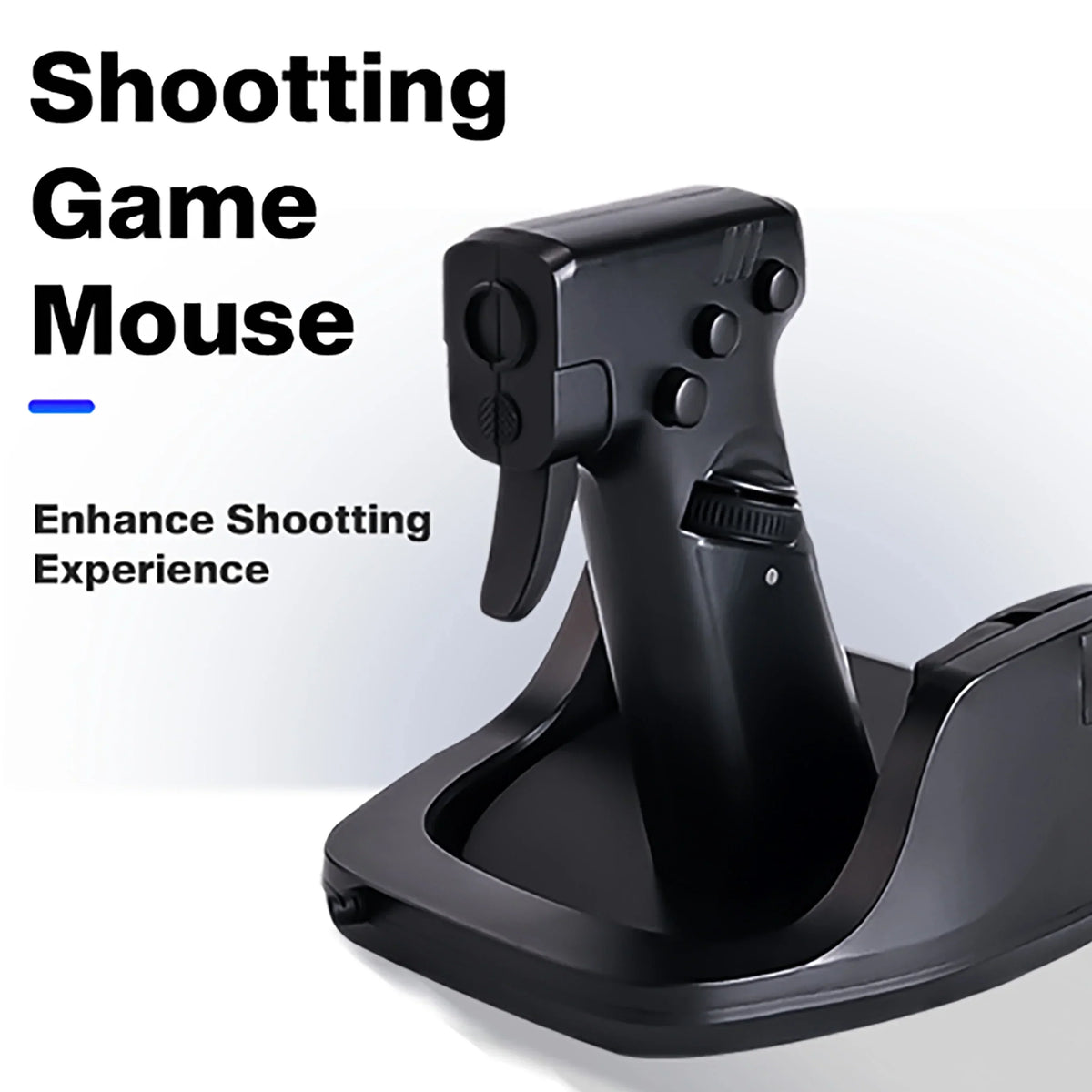 Gaming Gun Mouse | Ergonomic Pistol-Style Design