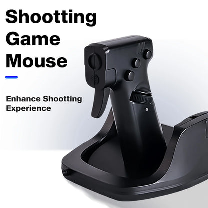 Gaming Gun Mouse | Ergonomic Pistol-Style Design