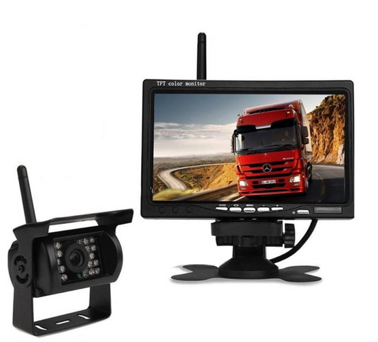 Annie’s Fashion Wireless Backup Camera System for RV Truck Trailer – HD Rear View Monitor Kit