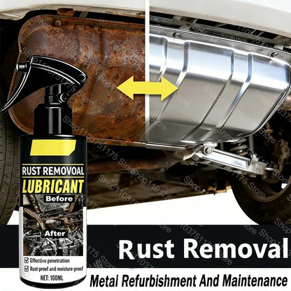 2026 Rust Remover Auto Exhaust Pipe Rust Derusting Spray Quickly Car Wheel Hub Care Clean Metal Iron Prowder Stain Removal Agent
