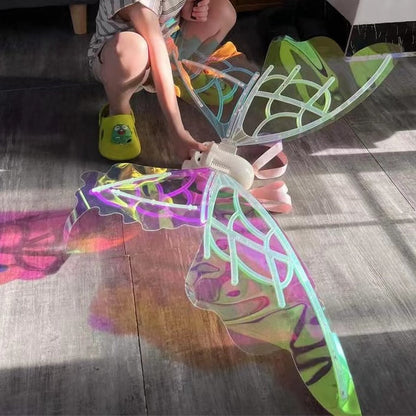 Annie’s Fashion Electric Colorful Kids / Adults LED Fairy Wings Costume