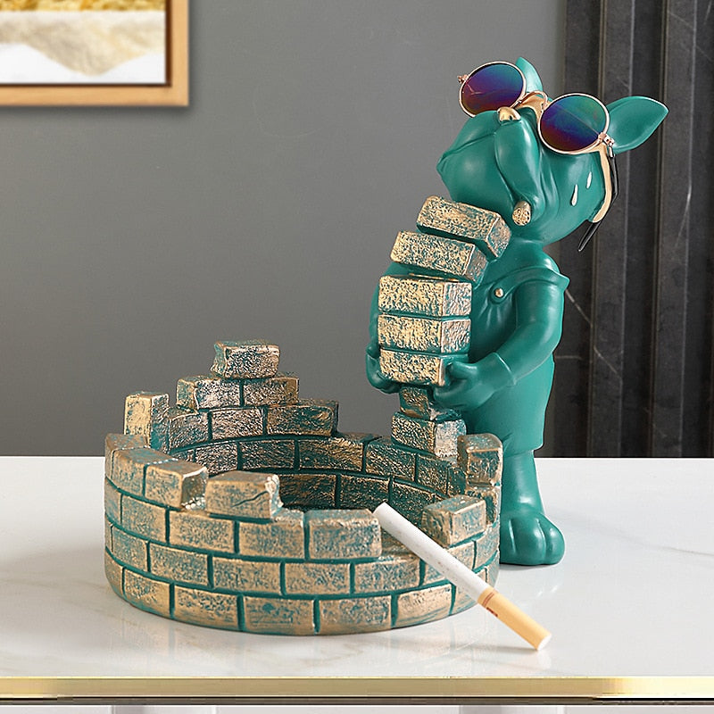Annie’s Fashion Bulldog Brickie Sculpture