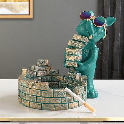 Annie’s Fashion Bulldog Brickie Sculpture