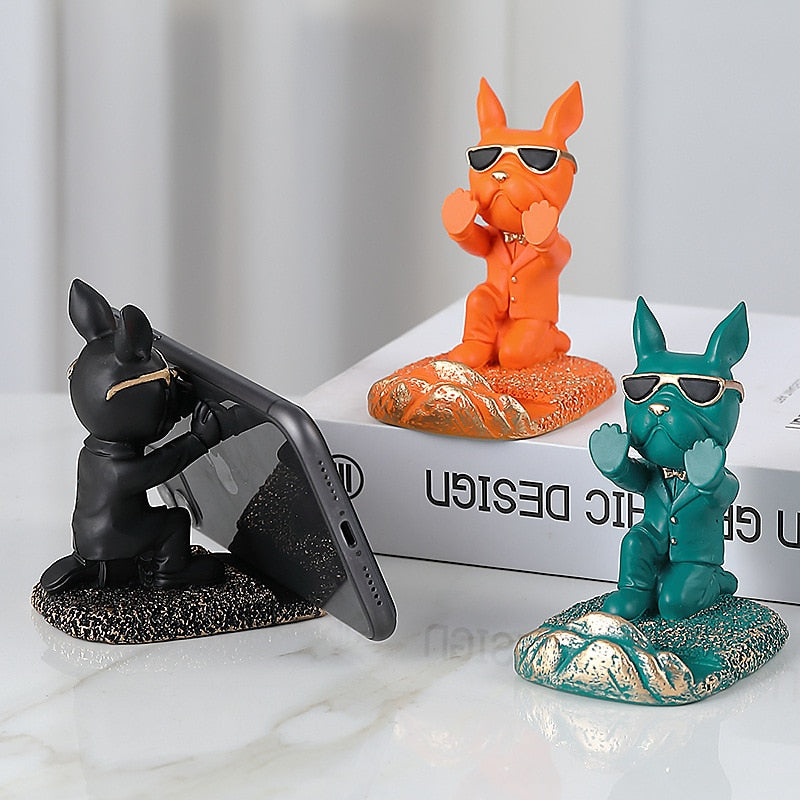 Annie’s Fashion Bulldog Mobile Holder